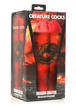 Load image into Gallery viewer, Creature Cocks Dragon Snatch Stroker - Black/Red