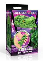Load image into Gallery viewer, Creature Cocks Dragon Tamer Silicone Stroker - Green
