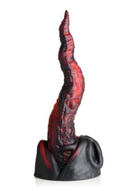 Load image into Gallery viewer, Creature Cocks Dragon Tongue Silicone Dildo - Black/Red