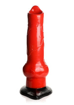 Load image into Gallery viewer, Creature Cocks Giant Hell Hound Canine Silicone Dildo - Red