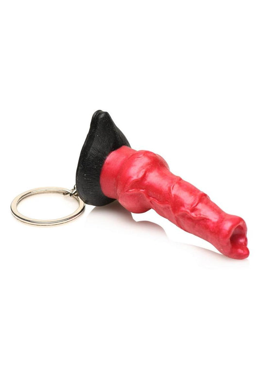 Creature Cocks Hell-Hound Keychain - Metal/Red