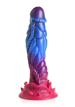 Load image into Gallery viewer, Creature Cocks Intruder Alien Silicone Dildo - Blue/Pink
