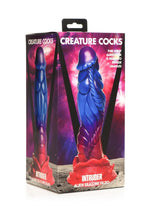 Load image into Gallery viewer, Creature Cocks Intruder Alien Silicone Dildo - Blue/Pink

