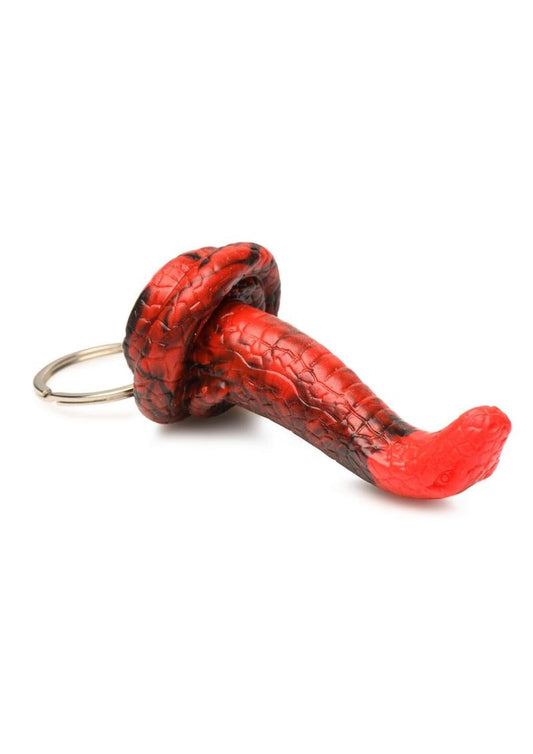 Creature Cocks King Cobra Keychain - Metal/Red