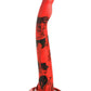 Creature Cocks King Cobra Long Silicone Dildo - Black/Red - XLarge - 18in