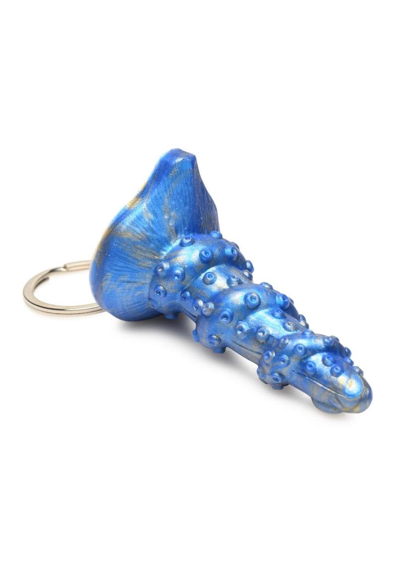 Creature Cocks Lord Kraken Keychain - Blue/Metal