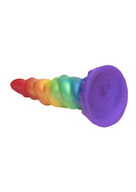 Load image into Gallery viewer, Creature Cocks Magic Rider Unicorn Silicone Dildo - Multicolor/Rainbow
