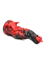 Load image into Gallery viewer, Creature Cocks Mephisto Silicone Dildo - Black/Red
