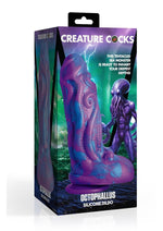 Load image into Gallery viewer, Creature Cocks Octophallus Silicone Dildo - Blue/Purple