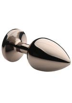 Load image into Gallery viewer, Creature Cocks Red Eye Metal Butt Plug - Black/Metal/Red - Large