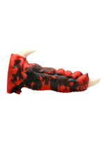 Load image into Gallery viewer, Creature Cocks Red Talon Vibrating Rechargeable Silicone Dildo