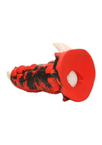 Load image into Gallery viewer, Creature Cocks Red Talon Vibrating Rechargeable Silicone Dildo