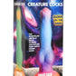 Creature Cocks Space Cock Glow In The Dark Silicone Alien Dildo - Blue/Glow In The Dark/Orange/Purple