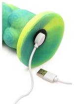 Load image into Gallery viewer, Creature Cocks Squirmer Thrusting and Vibrating Rechargeable Silicone Dildo