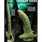 Creature Cocks Swamp Monster Scaly Silicone Dildo - Black/Green