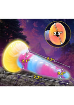 Load image into Gallery viewer, Creature Cocks Unicorn Glow In The Dark Vibrating Rechargeable Silicone Dildo