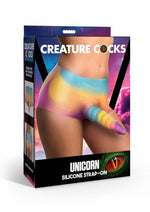 Load image into Gallery viewer, Creature Cocks Unicorn Silicone Strap-On