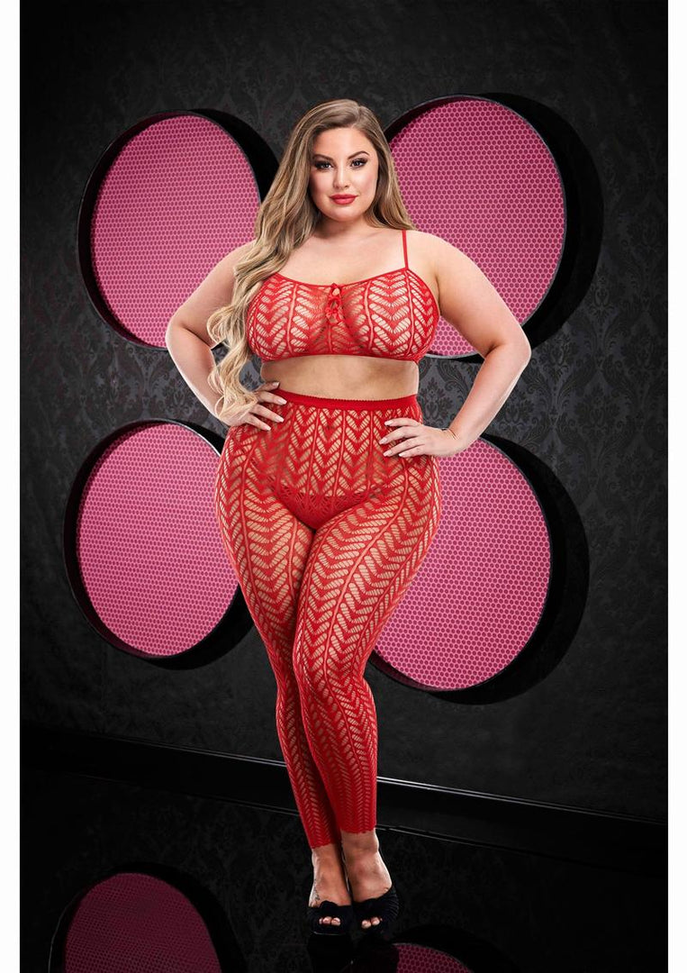 Criss-Cross Mini Dress - Red - Queen