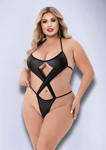 Load image into Gallery viewer, Criss Cross Wetlook Teddy-Q