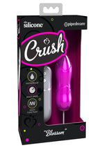 Load image into Gallery viewer, Crush Blossom Wired Remote Control Silicone Textured Bullet Waterproof - Pink
