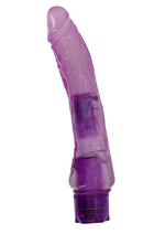 Load image into Gallery viewer, Crystal Caribbean Number 1 Jelly Vibrator - Purple - 8.5in