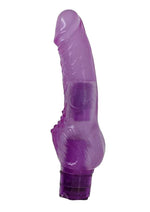Load image into Gallery viewer, Crystal Caribbean Number 2 Jelly Vibrator - Purple - 8in
