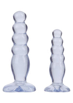 Load image into Gallery viewer, Crystal Jellies Anal Delight Trainer - Clear - Large/Small - 2 Piece Kit