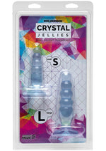 Load image into Gallery viewer, Crystal Jellies Anal Delight Trainer - Clear - Large/Small - 2 Piece Kit