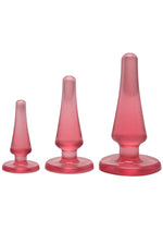 Load image into Gallery viewer, Crystal Jellies Anal Initiation - Pink - 3 Piece Kit