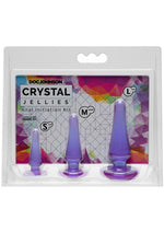 Load image into Gallery viewer, Crystal Jellies Anal Initiation - Purple - 3 Piece Kit