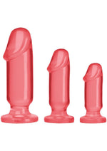 Load image into Gallery viewer, Crystal Jellies Anal Starter - Pink - 3 Piece Kit
