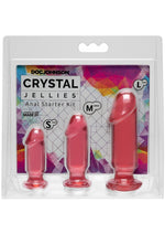 Load image into Gallery viewer, Crystal Jellies Anal Starter - Pink - 3 Piece Kit
