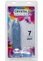 Load image into Gallery viewer, Crystal Jellies Ballsy Super Dildo - Clear - 7in
