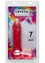 Load image into Gallery viewer, Crystal Jellies Ballsy Super Dildo - Pink - 7in
