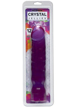 Load image into Gallery viewer, Crystal Jellies Big Boy Dildo - Purple - 12in
