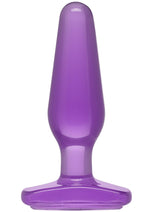 Load image into Gallery viewer, Crystal Jellies Butt Plug - Purple - Medium
