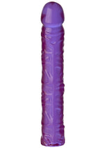 Load image into Gallery viewer, Crystal Jellies Classic Dildo - Purple - 10in
