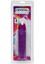Load image into Gallery viewer, Crystal Jellies Classic Dildo - Purple - 8in
