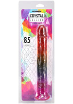 Load image into Gallery viewer, Crystal Jellies Dildo - Multicolor/Rainbow - 8.5in
