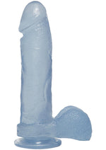 Load image into Gallery viewer, Crystal Jellies Dildo with Balls - Clear - 8in
