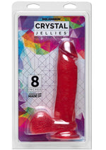 Load image into Gallery viewer, Crystal Jellies Dildo with Balls - Pink - 8in
