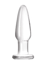 Load image into Gallery viewer, Crystal Premium Glass Butt Plug - Clear