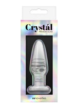 Load image into Gallery viewer, Crystal Premium Glass Butt Plug - Clear