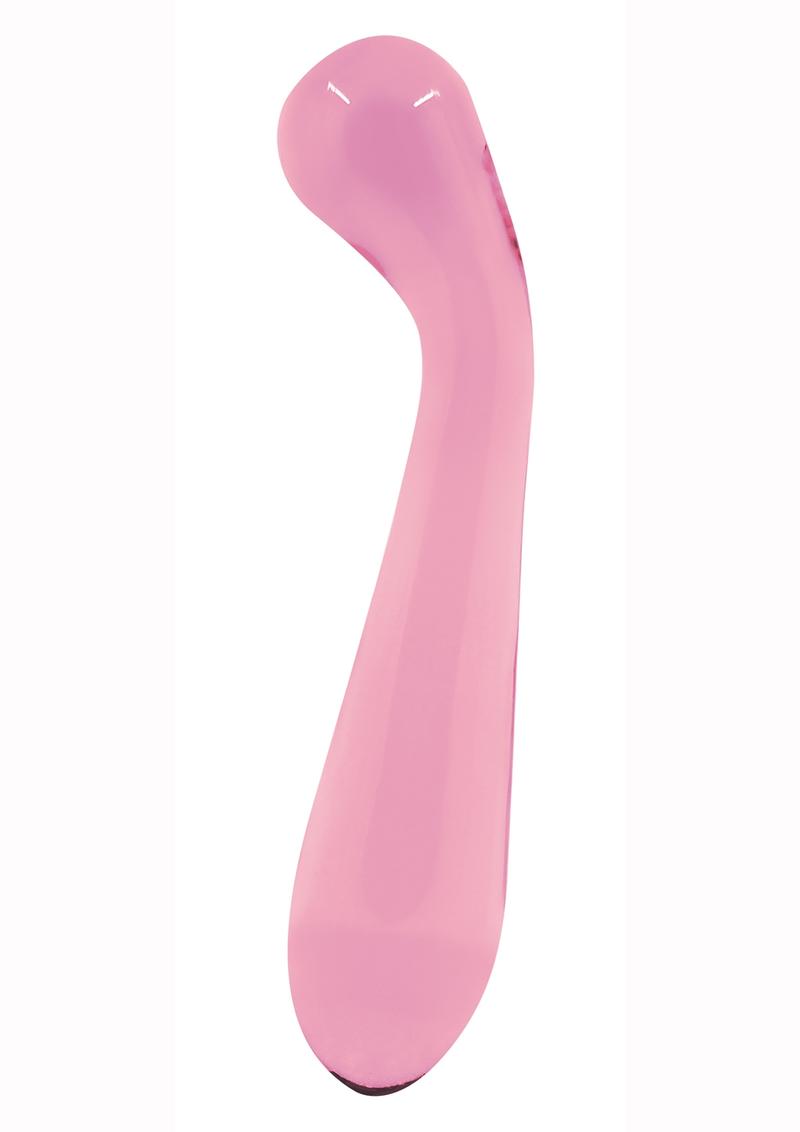 Crystal Premium Glass G-Spot Wand - Pink