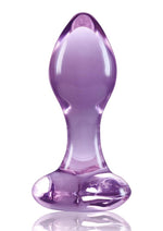 Load image into Gallery viewer, Crystal Premium Glass Heart Probe - Purple