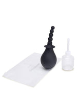 Load image into Gallery viewer, CS 250ml Soft Squeeze Beaded Anal Douche - Black
