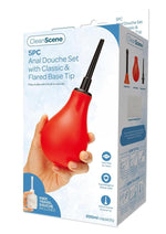 Load image into Gallery viewer, CS 3pc 200ml Douche Set Including Bulb - Black/Red
