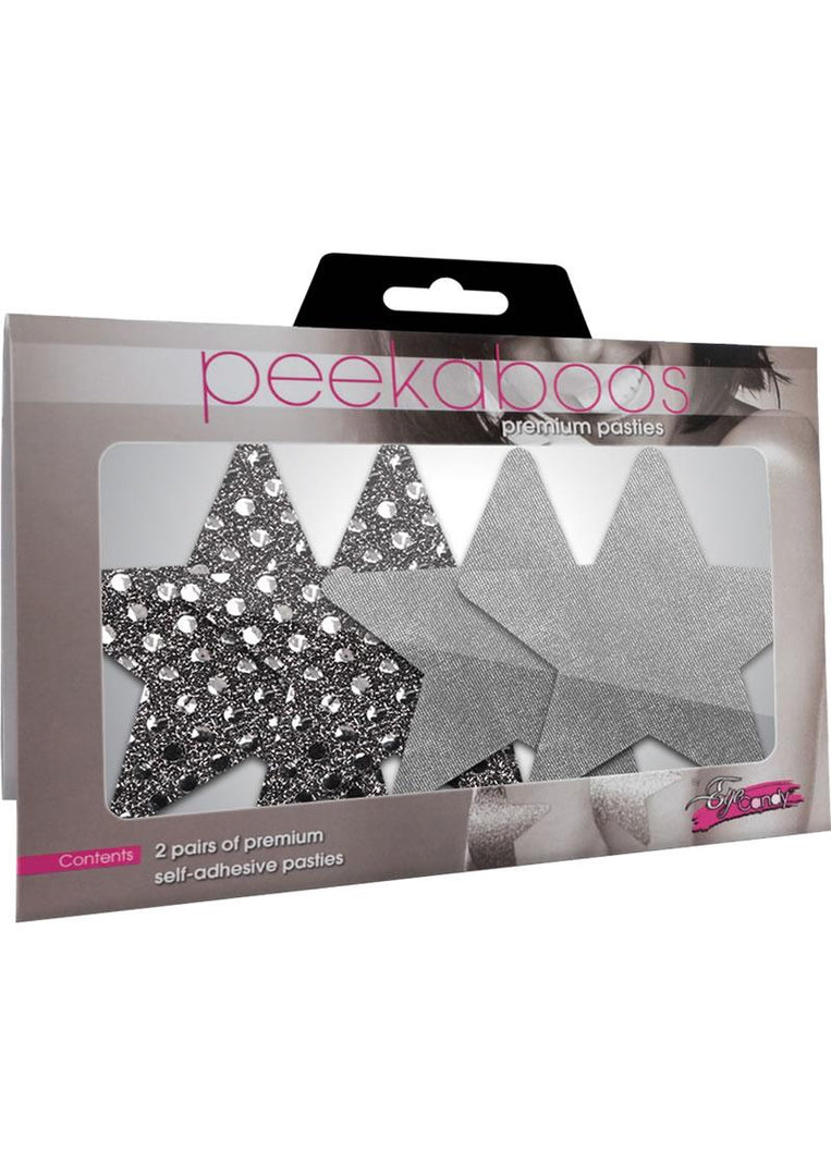 Dark Angel Stars - Silver/White