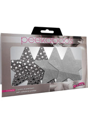 Dark Angel Stars - Silver/White