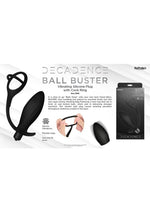 Load image into Gallery viewer, Decadence Ball Buster Silicone Vibrating Butt Plug with Cock Ring
